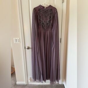 Elegant Beaded Evening Gown